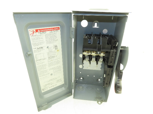 Square D HU361RB Safety Disconnect Switch 30A 600V 3Ph 30HP Non Fused