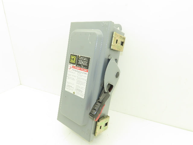 Square D HU361AWKEI Safety Disconnect Switch 30A 600V 30HP Non Fused 3 Pole