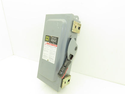 Square D HU361AWKEI Safety Disconnect Switch 30A 600V 30HP Non Fused 3 Pole