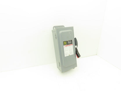 Square D HU361AWKEI Safety Disconnect Switch 30A 600V 30HP Non Fused 3 Pole