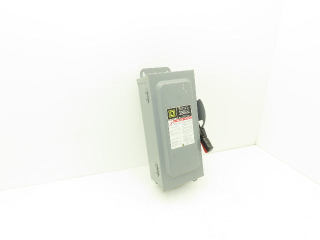 Square D HU361AWKEI Safety Disconnect Switch 30A 600V 30HP Non Fused 3 Pole