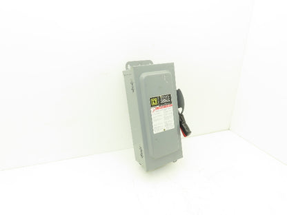 Square D HU361AWKEI Safety Disconnect Switch 30A 600V 30HP Non Fused 3 Pole