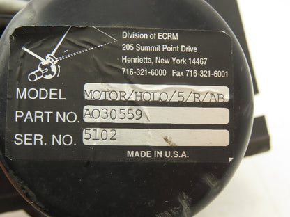 ECRM Holotek MOTOR/HOLO/5/R/AB Motorized Disc Hologon Laser Beam Deflector