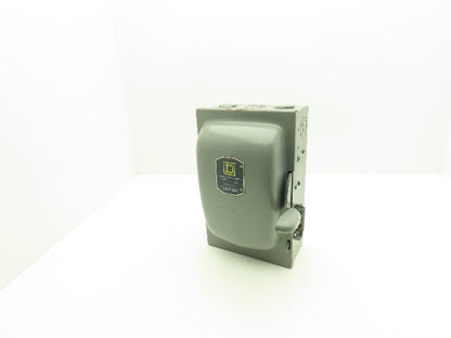 Square D A86352 Safety Disconnect Switch 60A 240VAC 7-1/2HP Fused 3 Pole