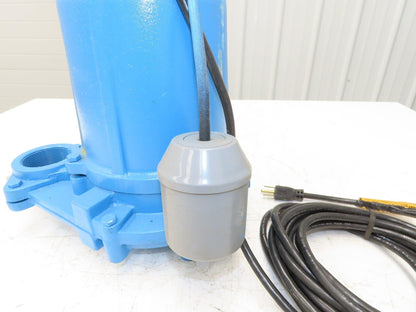 Monarch WS 30A Cast Iron Submersible Sewage Sump Pump with Float 2"NPT 115V