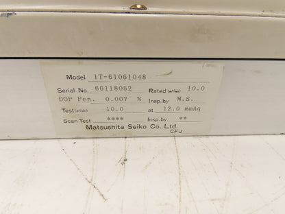 Matsushita Seiko BV-100CRF-T Thin Clean Module Filtration Unit 100v