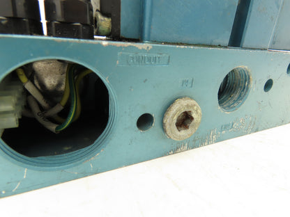 MAC 6316D-000-PM-111DA Pneumatic Directional Valve w/Pressure Regulator 120v