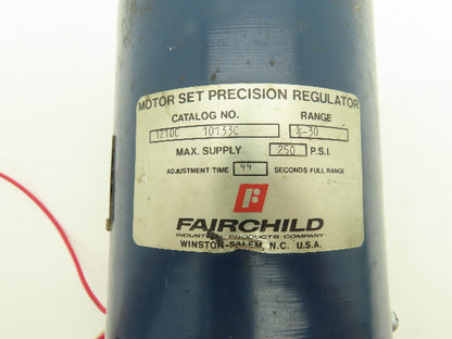 Fairchild 1210C 10133C Motorized Pneumatic Air Regulator 3/8"NPT .5-30 PSI Range