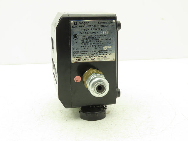 Sieger 02000-A-2100 Electrochemical Transmitter Series 2000