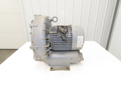 Ring Compressor Regenerative Blower 267cfm 6.7Hp 230/460V 2"NPT