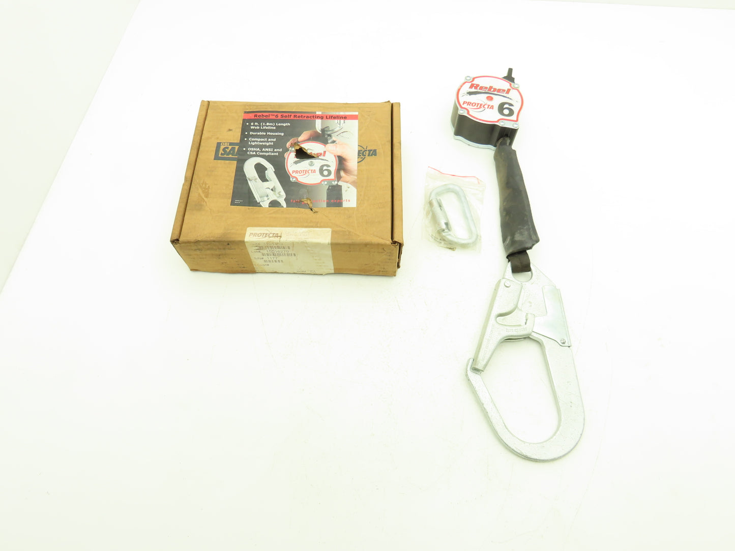 DBI-Sala 3101453 Rebel 6 Protecta Self Retracting Fall Safety Lifeline 6'