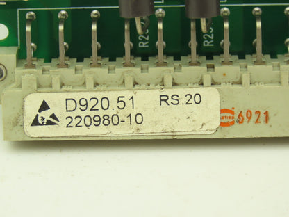 Berger D920.51 Power Control Drive Board for 3Ph Stepper Motor
