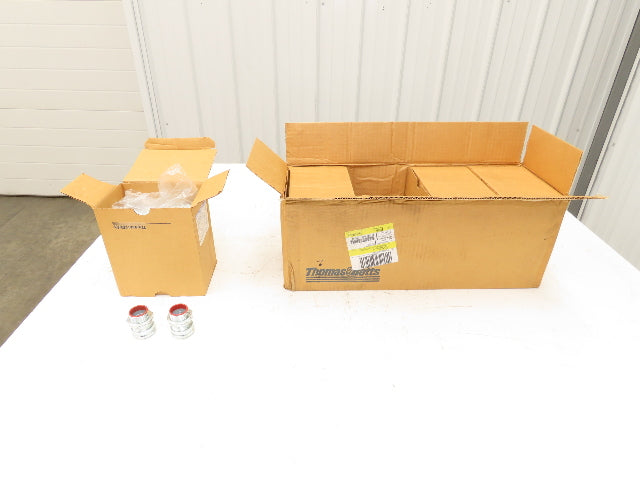 TC713A Steel City 1" EMT Conduit Compression Box Connector Insulated Lot of 100