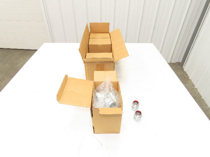 TC713A Steel City 1" EMT Conduit Compression Box Connector Insulated Lot of 100
