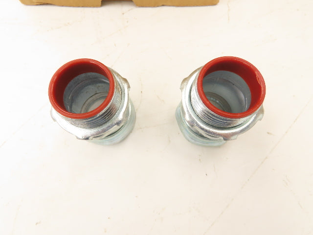 TC713A Steel City 1" EMT Conduit Compression Box Connector Insulated Lot of 100