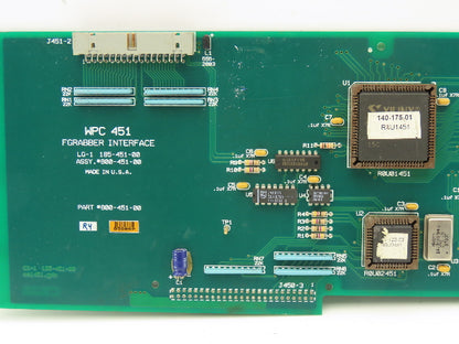 Web Printing WPC 451 LG-1 FGrabber Interface Single Board Only