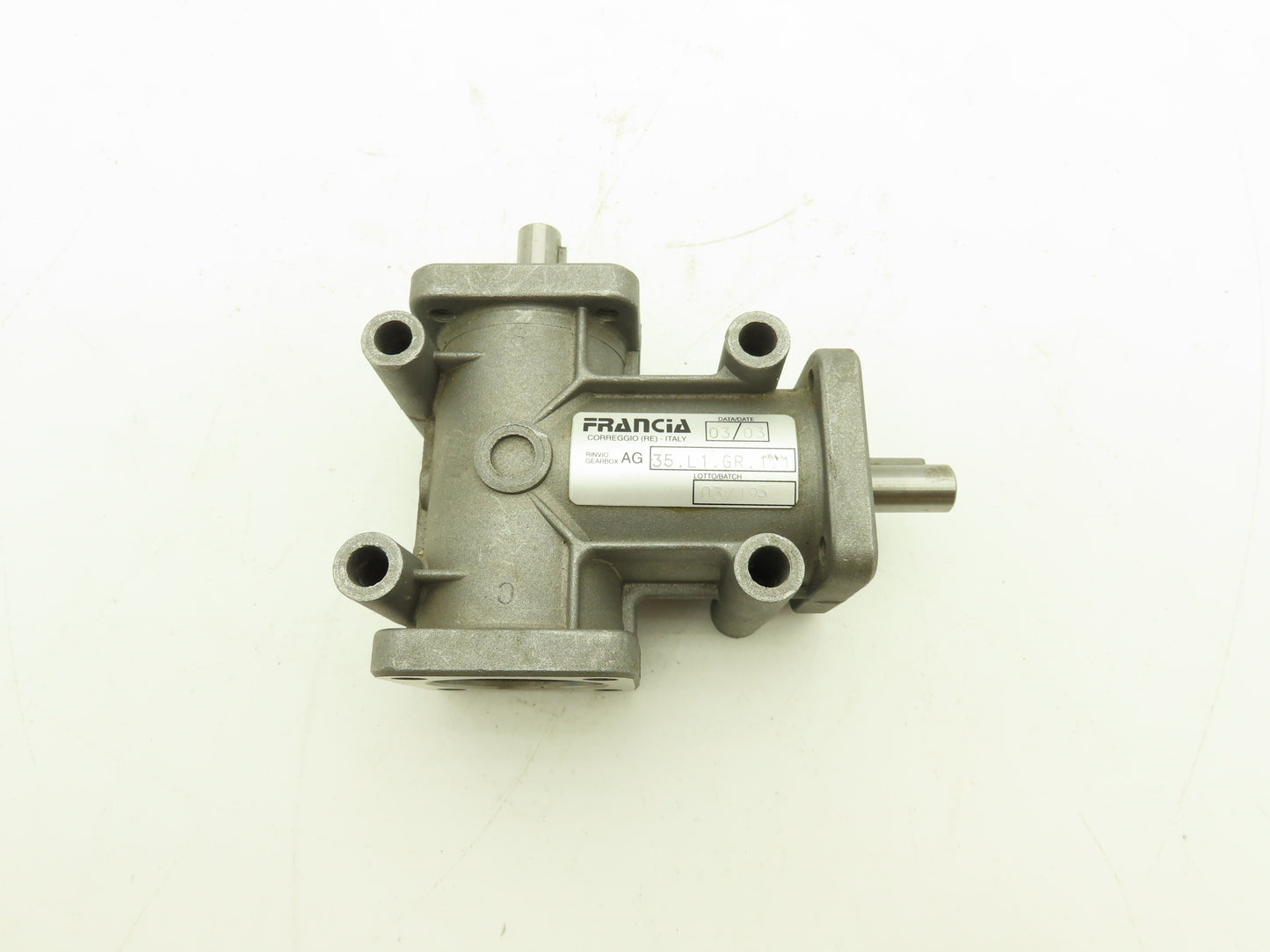 Pulsar Francia 35.L1.GR.1.1 Right Angle Gearbox 1:1 Ratio 14mm Shaft