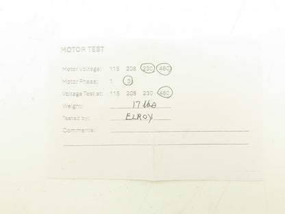 Himmel CA10-G56M2 Gearmotor 17:1 Ratio .12kw 198rpm 230/480VAC 3PH