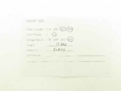 Himmel CA10-G56M2 Gearmotor 17:1 Ratio .12kw 198rpm 230/480VAC 3PH