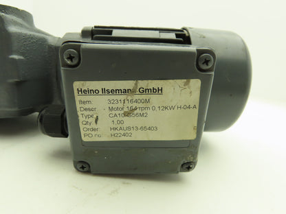 Himmel CA10-G56M2 Gearmotor 17:1 Ratio .12kw 198rpm 230/480VAC 3PH