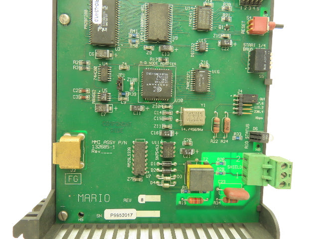 Yaskawa Motoman 132685-1 MARIO MMI Control Card Remote I/O Adapter Board Rev 8