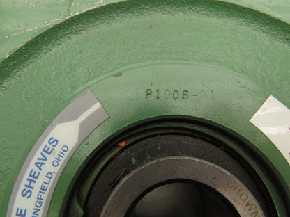 Wespatt Inc. P1006-01 Snatch Block Rope Steel Pulley Sheave 12" OD 1-1/4" Bore