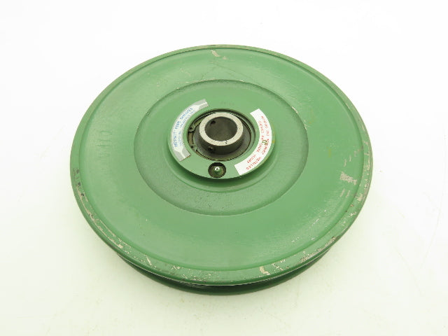 Wespatt Inc. P1006-01 Snatch Block Rope Steel Pulley Sheave 12" OD 1-1/4" Bore