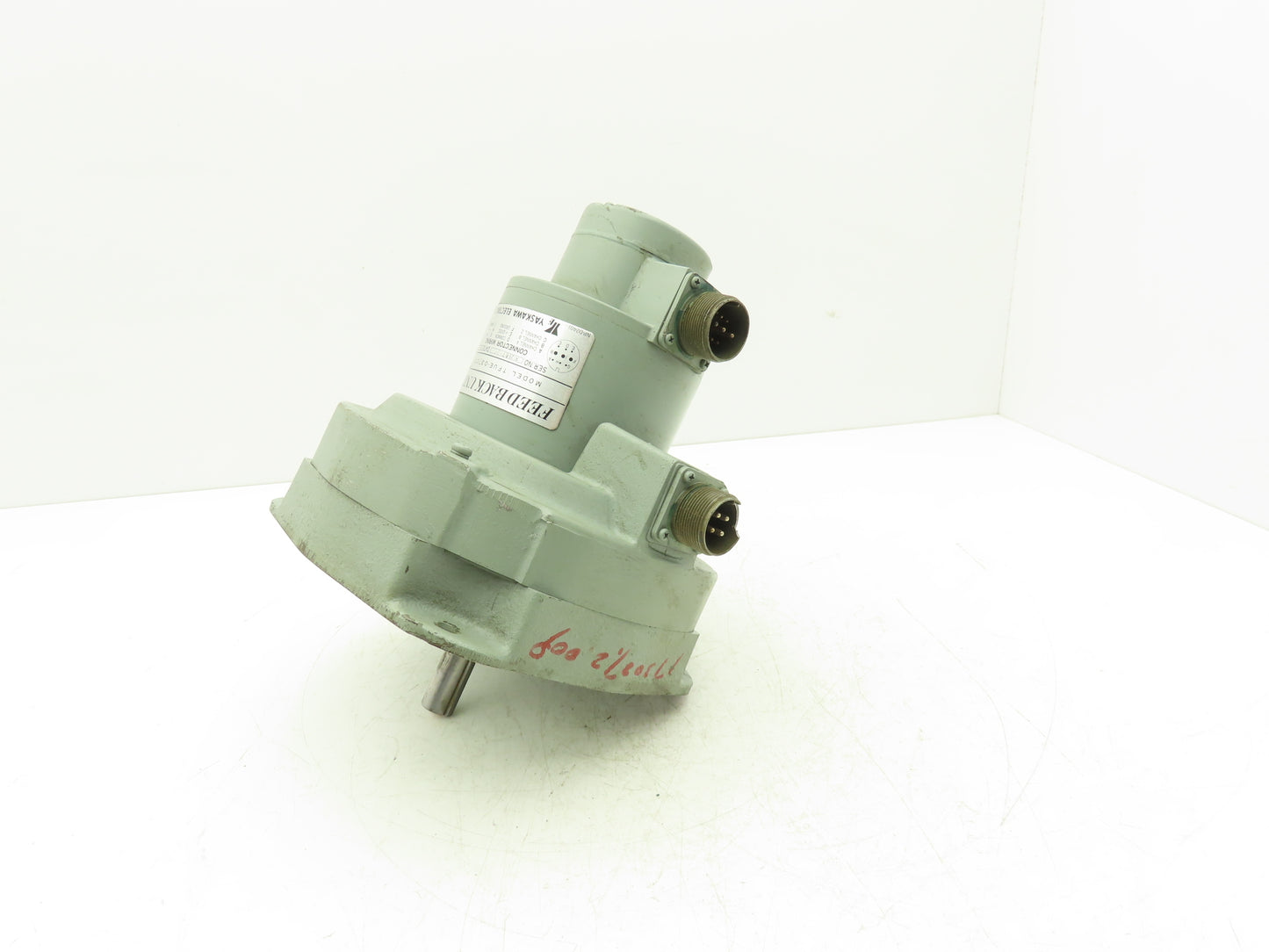 Yaskawa PMES-16A2 DC Print Motor w/ Feedback Unit 500w 2500rpm 83vdc