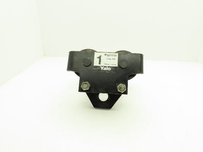 Yale FWD Yale 1 Ton Hoist Plain Push Trolley 3.25"-5.5" Flange 2000 Lb