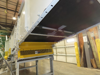 Hytrol HSSHD 37"x 50' Incline Belt Conveyor 7.5Hp 3PH Center Drive 114fpm 9' 5"H