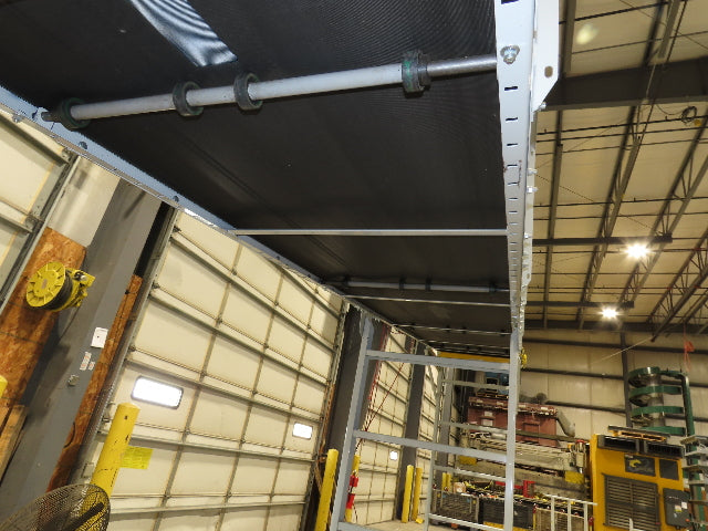 Hytrol HSSHD 37"x 50' Incline Belt Conveyor 7.5Hp 3PH Center Drive 114fpm 9' 5"H