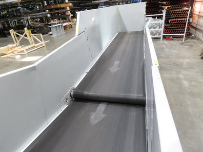 Hytrol HSSHD 37"x 50' Incline Belt Conveyor 7.5Hp 3PH Center Drive 114fpm 9' 5"H