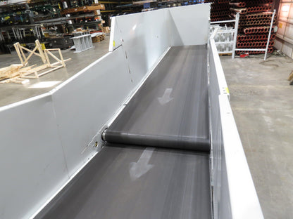 Hytrol HSSHD 37"x 50' Incline Belt Conveyor 7.5Hp 3PH Center Drive 114fpm 9' 5"H