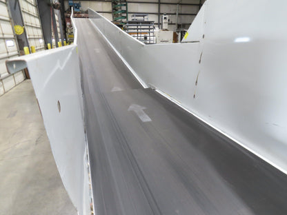 Hytrol HSSHD 37"x 50' Incline Belt Conveyor 7.5Hp 3PH Center Drive 114fpm 9' 5"H