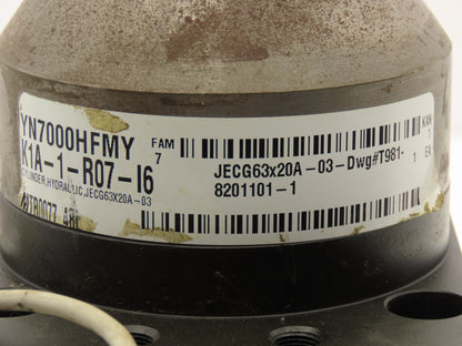 Taiyo Parker JECG63X20A-03 Hydraulic Cylinder 63mm Bore 20mm Stroke 45mm Rod