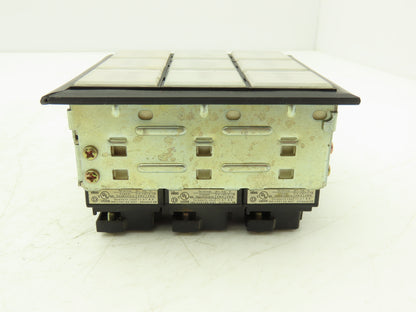 IDEC SLC 30N Annunciator 9-Position 3x3 Layout Lighted Indicator Panel