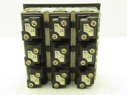 IDEC SLC 30N Annunciator 9-Position 3x3 Layout Lighted Indicator Panel
