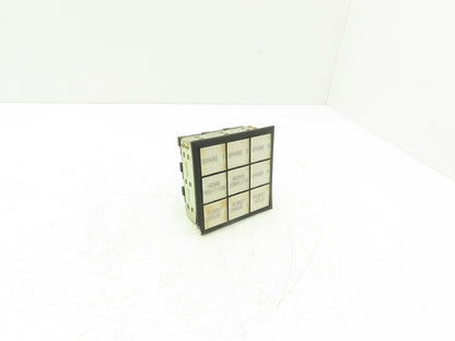 IDEC SLC 30N Annunciator 9-Position 3x3 Layout Lighted Indicator Panel