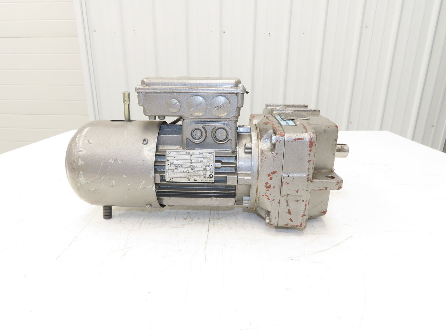 Nord 0282NB/VZ-63 L/4 CUS BRE5 HL Gearmotor 9.64:1 Reducer 174rpm 230/460vac 3ph