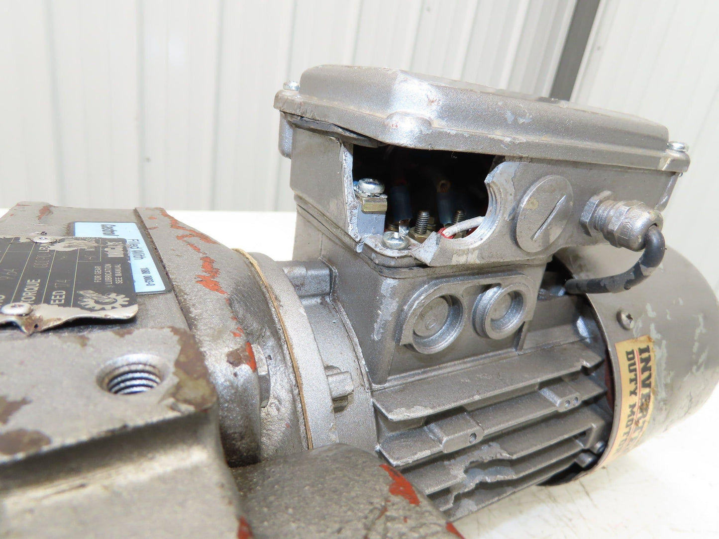 Nord 0282NB/VZ-63 L/4 CUS BRE5 HL Gearmotor 9.64:1 Reducer 174rpm 230/460vac 3ph