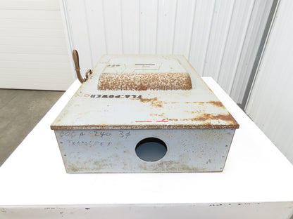 GE TC35366 Double Throw Transfer Safety Switch 600 Amp 600 Volt 3 Pole