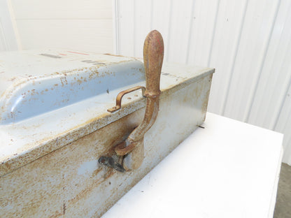 GE TC35366 Double Throw Transfer Safety Switch 600 Amp 600 Volt 3 Pole