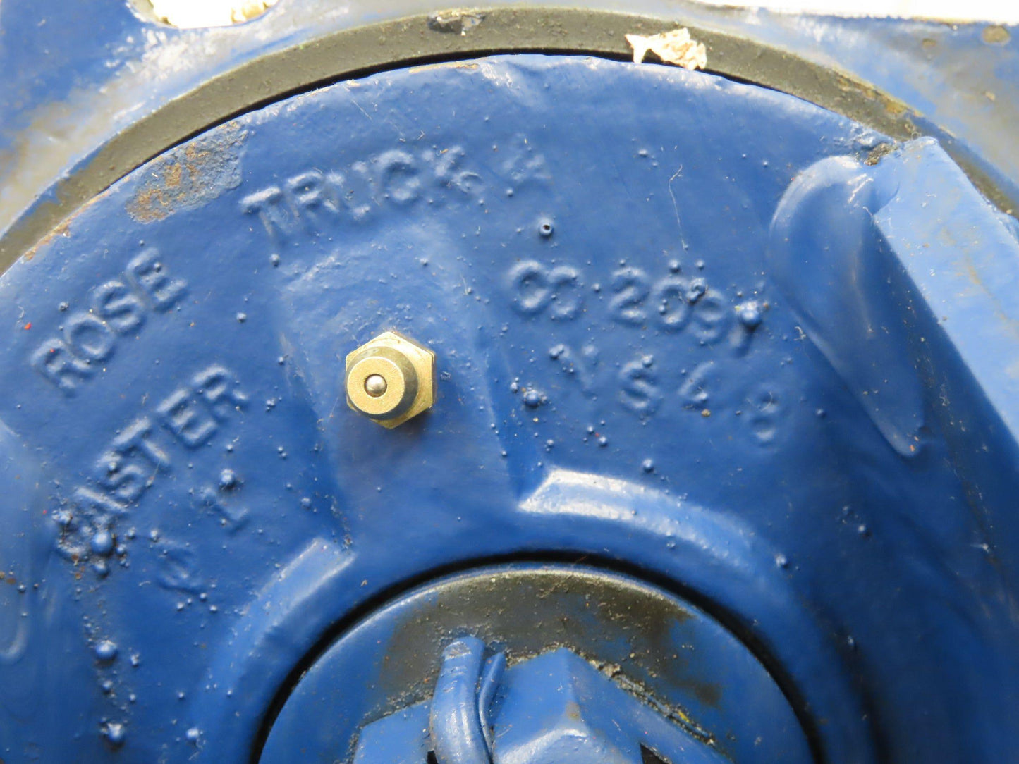 CO 2091 NS48 Cast Iron Rubber Caster Wheel 7.5"