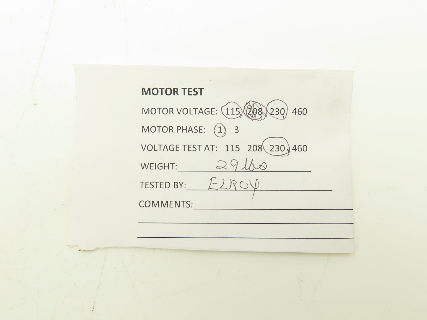 AO Smith C56K2UE102 Single Phase AC Motor 3/4Hp 3450 RPM 115/208-230V 1PH 56C