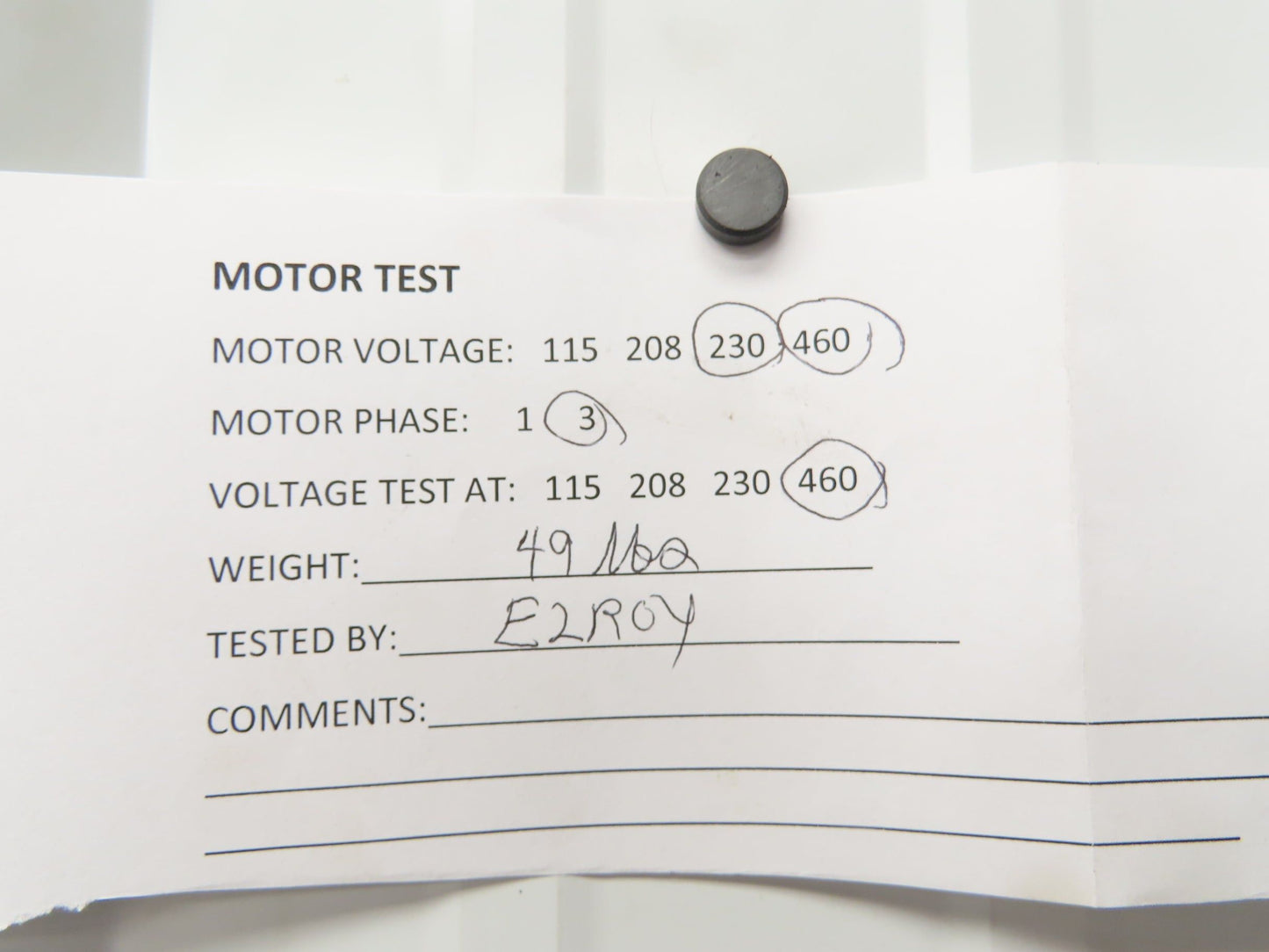 GE General Electric 5KE48WN8200A Brake Motor 2Hp 1725 RPM 230/460VAC 3PH 145TC