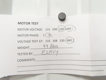 GE General Electric 5KE48WN8200A Brake Motor 2Hp 1725 RPM 230/460VAC 3PH 145TC