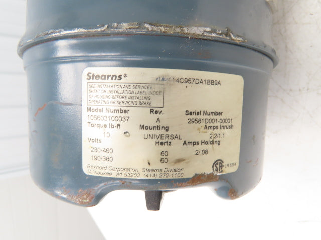 GE General Electric 5KE48WN8200A Brake Motor 2Hp 1725 RPM 230/460VAC 3PH 145TC