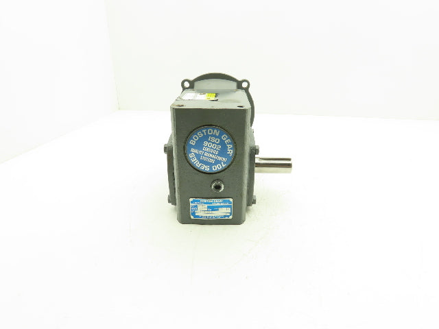 Boston Gear F72140B5G Worm Gearbox 40:1 Reducer .68Hp 44rpm LH 56C-Face