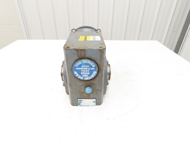 Boston Gear HF72650KVB5HP24 Worm Gearbox 50:1 Reducer 1Hp 35rpm Hollow Shaft 56C