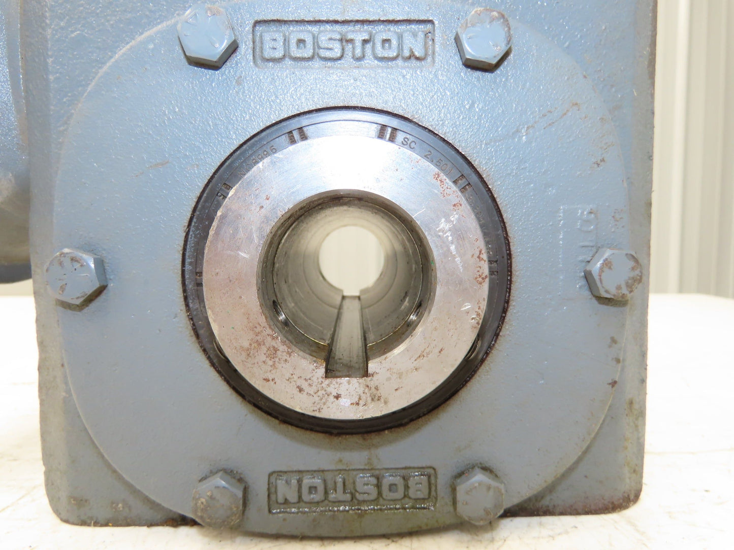 Boston Gear HF72650KVB5HP24 Worm Gearbox 50:1 Reducer 1Hp 35rpm Hollow Shaft 56C